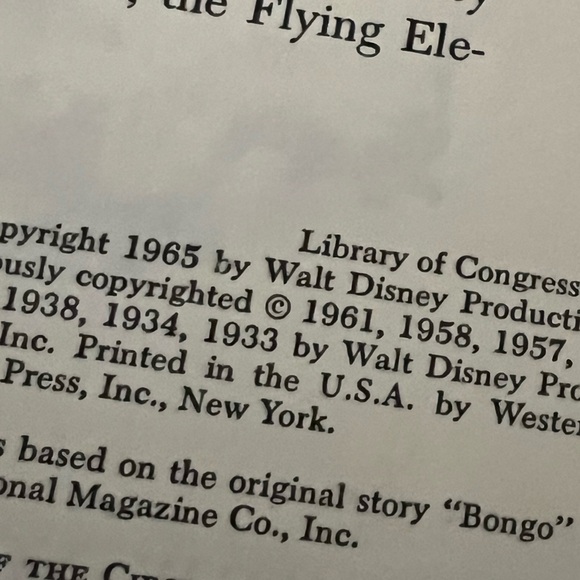 Vintage Set of 3 Walt Disney Picture Books Circa 1965 - Picture 11 of 11